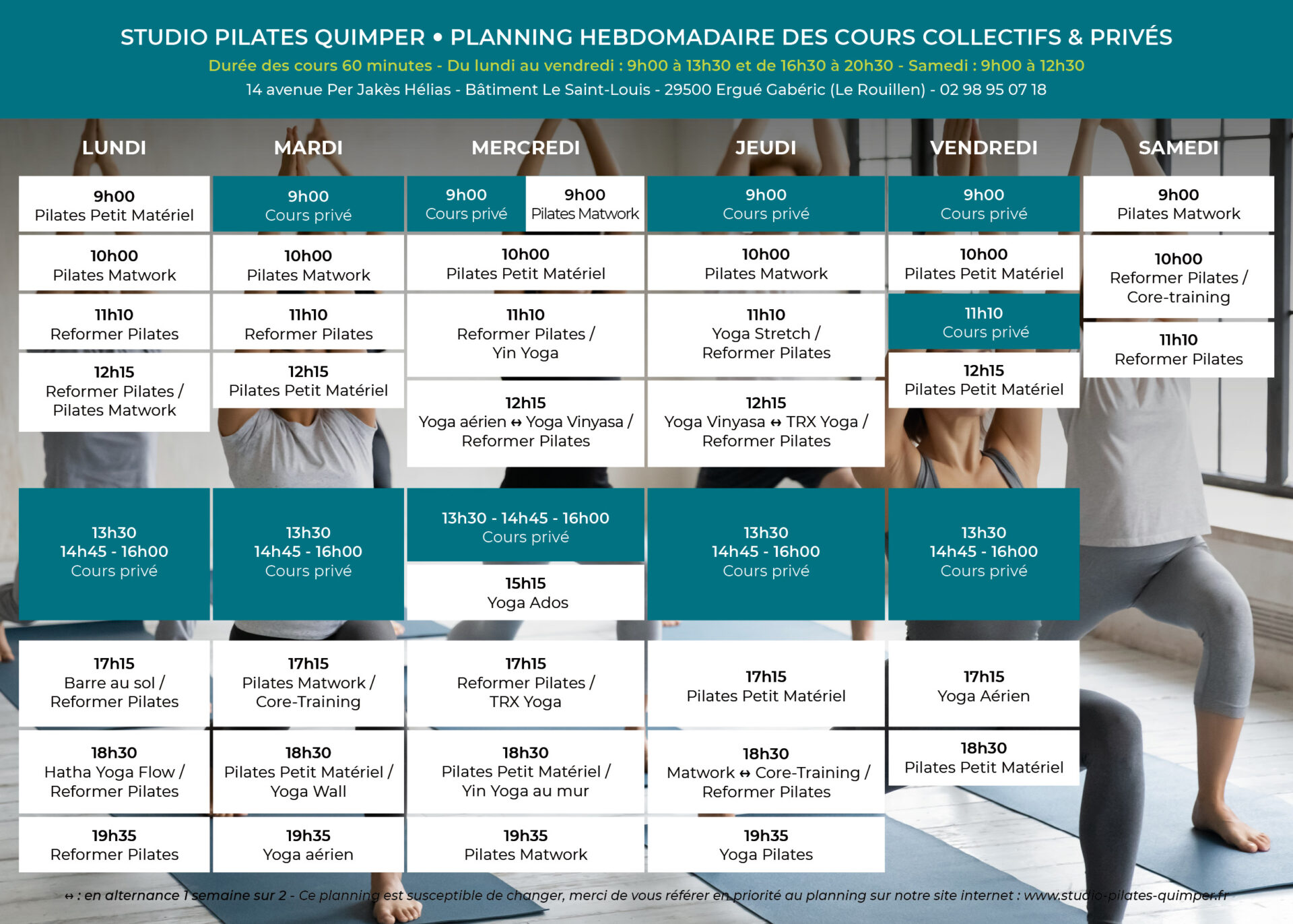Planning Studio Pilates
